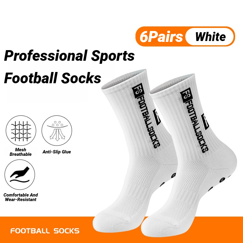 Ankle Support Badminton - 6 çift kaymaz kavrama çorapları erkekler