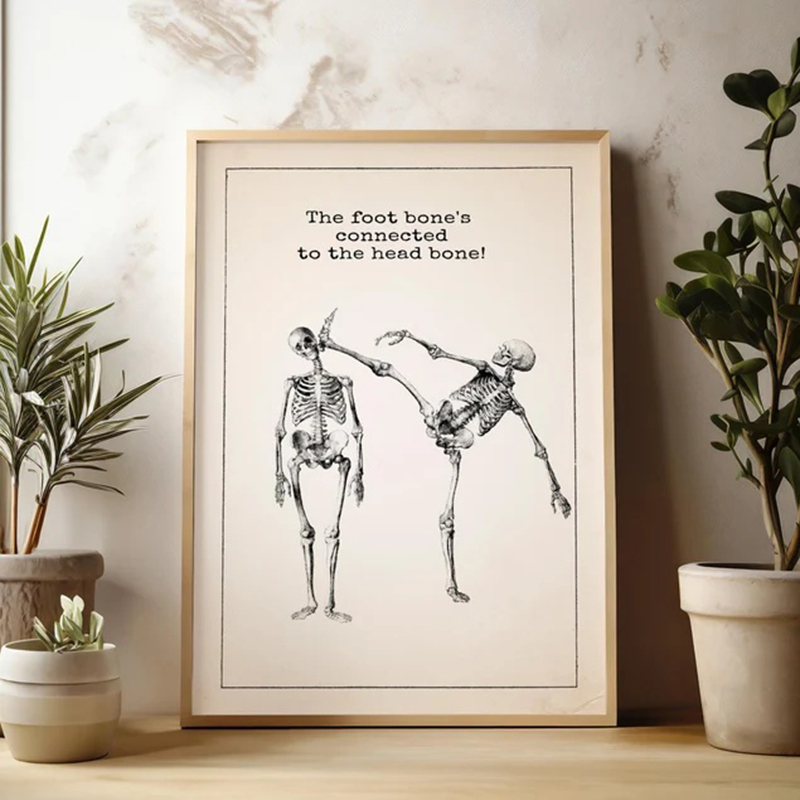 Badminton Poster - Vintage Anatomi Duvar Sanatı Tıp Öğrencisi