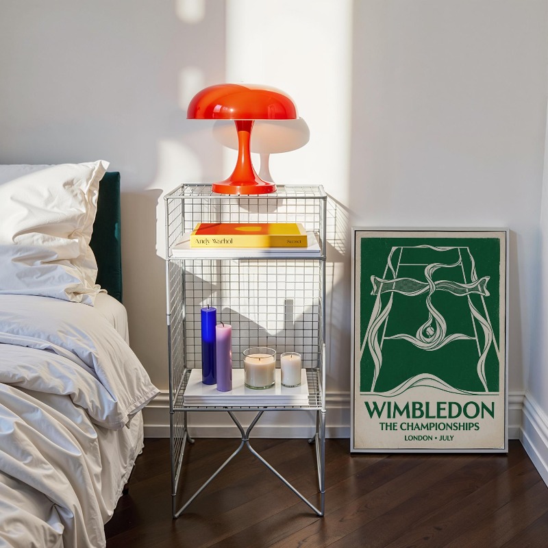 Vintage Tenis Basketbol Duvar  - Badminton Poster incelemesi ve fiyatı