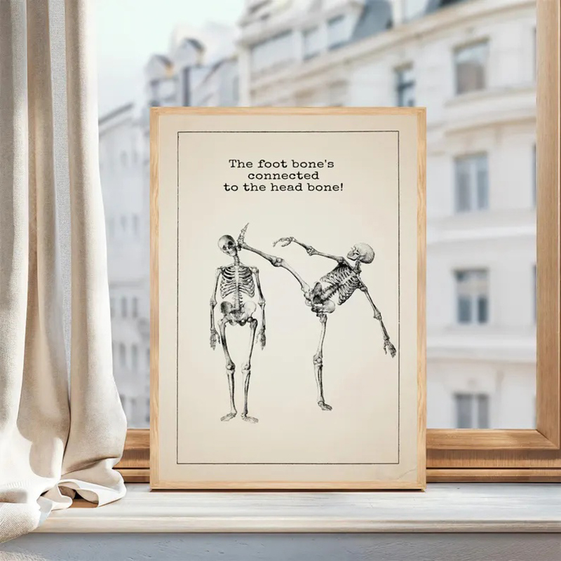 Vintage Anatomi Duvar Sanatı T - Badminton Poster incelemesi ve fiyatı