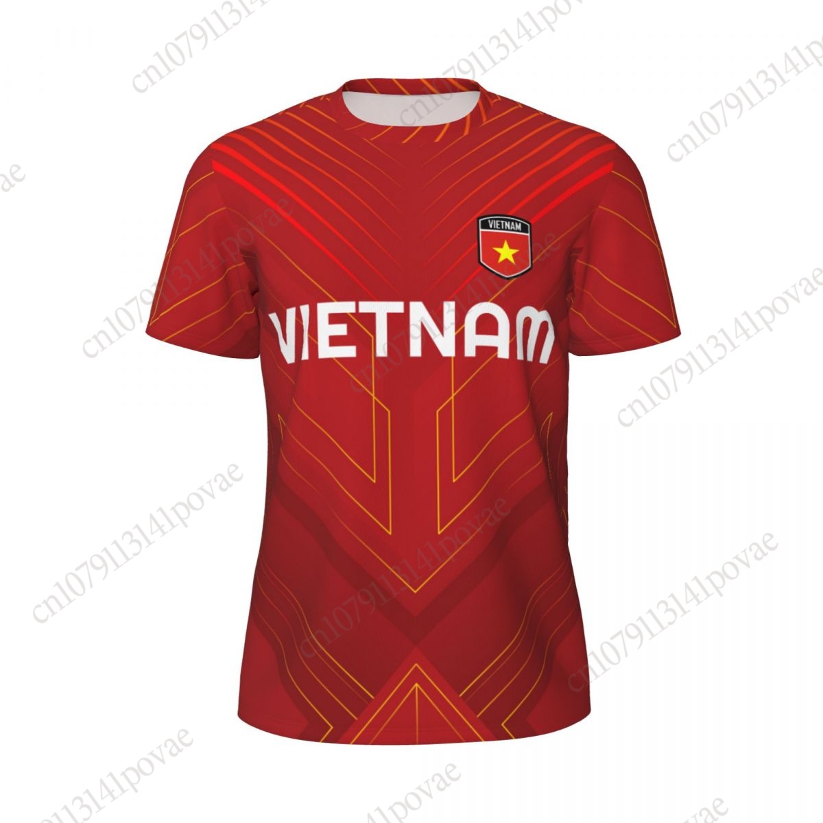 VİETNAM Bayrağı Tişörtleri Erk - Badminton Vietnam incelemesi ve fiyatı