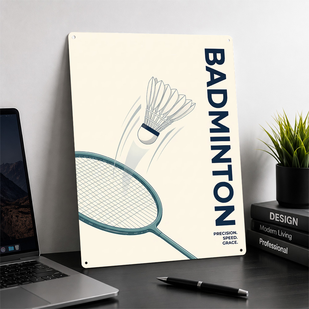 Minimalist Badminton Spor Post - Badminton Poster incelemesi ve fiyatı
