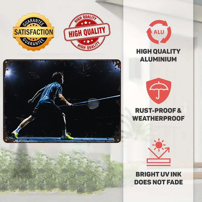Badminton Oyuncusu Aksiyon Hal - Badminton Poster incelemesi ve fiyatı